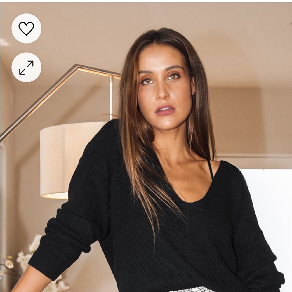 Elegant Black Women's Sweater